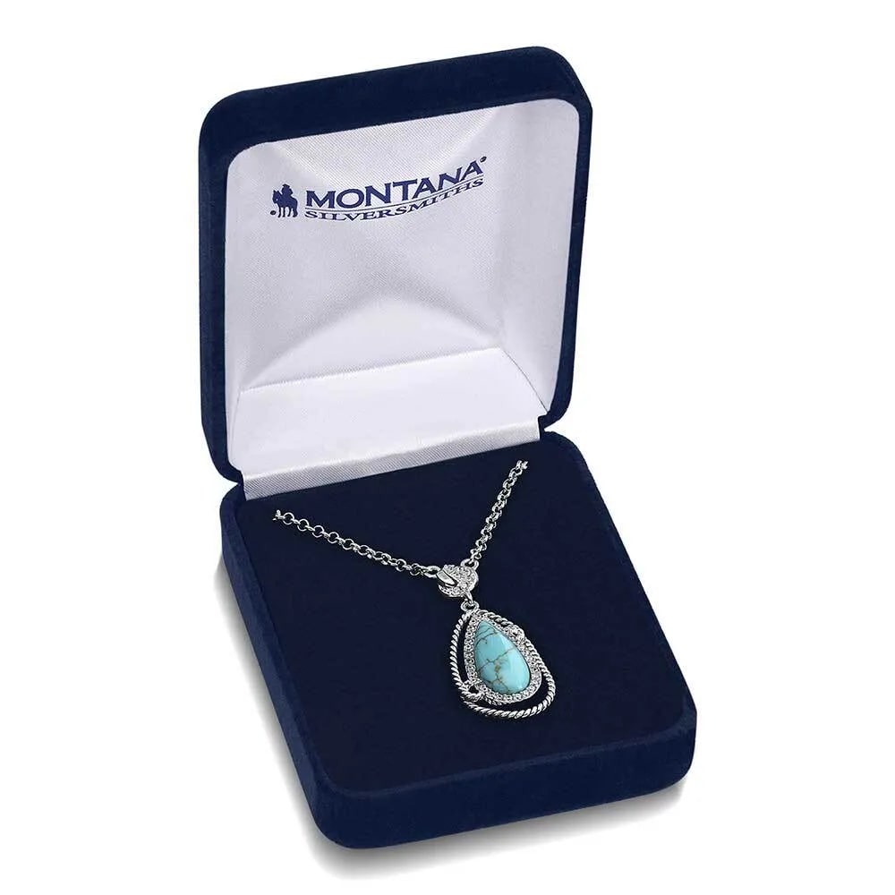 Montana Silversmith Tied & True Turquoise Necklace NC5858