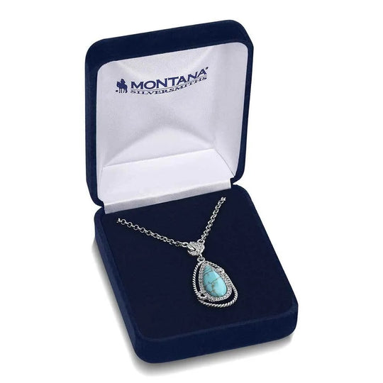 Montana Silversmith Tied & True Turquoise Necklace NC5858