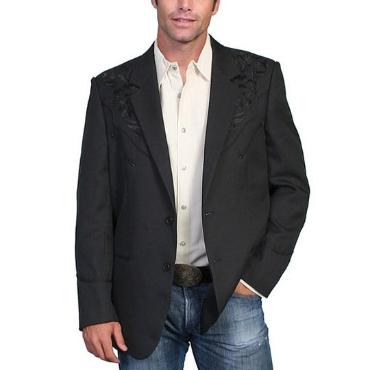 Scully Floral Embroidered Men's Blazer P733