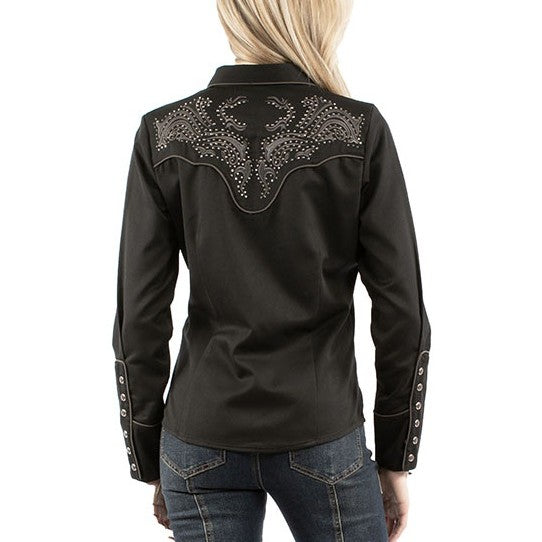 Scully Embroidered Yolks Women's Snap PL918