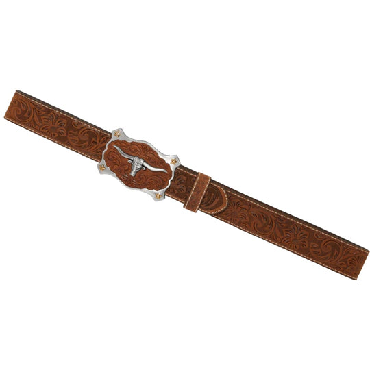 Justin Classic Longhorn Aged Bark Belt C11198