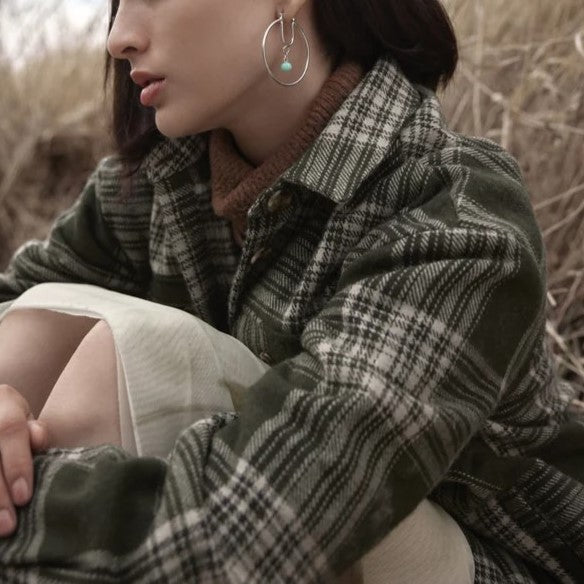 Myra Harvest Moon Hoop Earrings S-8316
