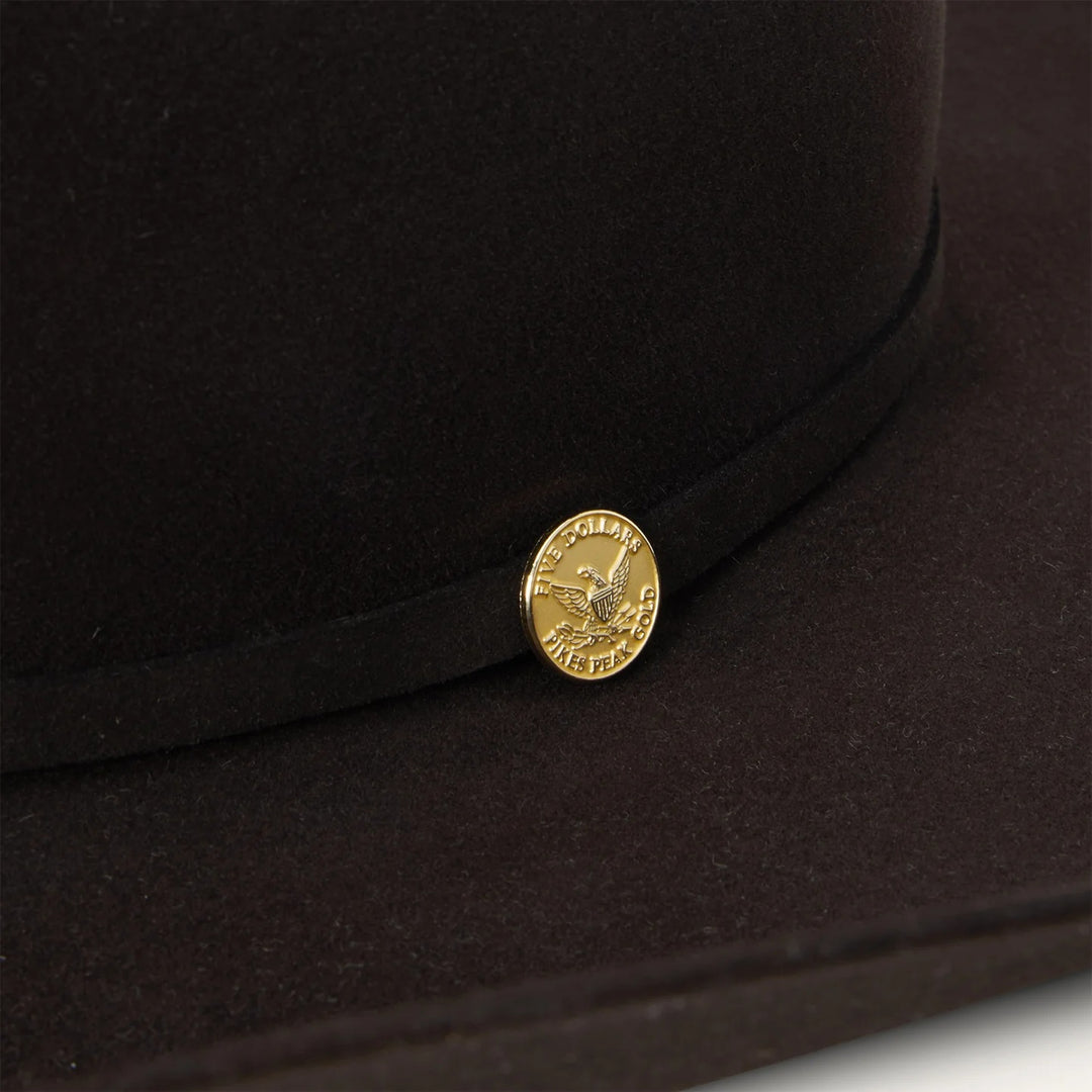 Stetson The Golden Eagle 100X Brown Fur Felt Cowboy Hat SFG160-0140
