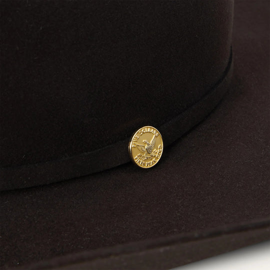 Stetson The Golden Eagle 100X Brown Fur Felt Cowboy Hat SFG160-0140