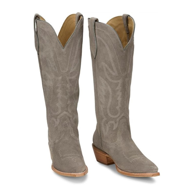 Tony Lama The Liz Women's Boot DR4260 Liz Ash Suede Boot