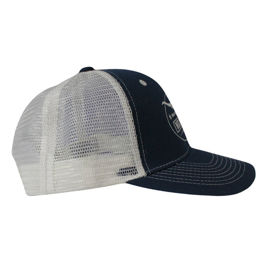 Wild Bill's Blue White Logo Trucker Cap