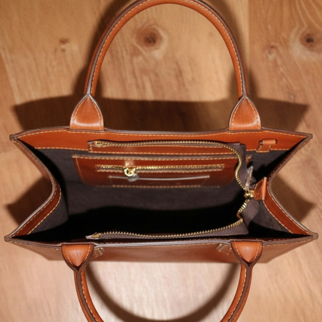 Jaac Arnold Mini Tote Brown Bag