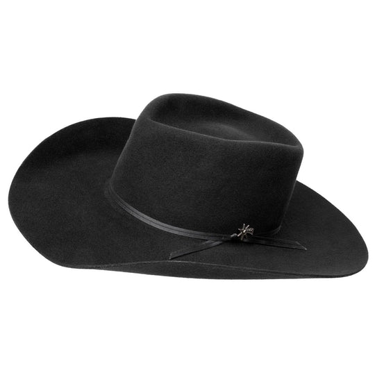 Bailey Five Point Black Wool Cowboy Hat W2503