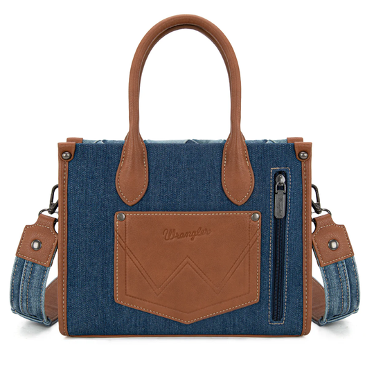 Wrangler Woven Denim Concealed Carry Tote & Crossbody WG210-8120SJN