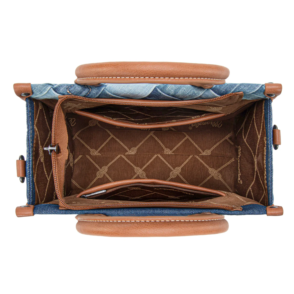 Wrangler Woven Denim Concealed Carry Tote & Crossbody WG210-8120SJN