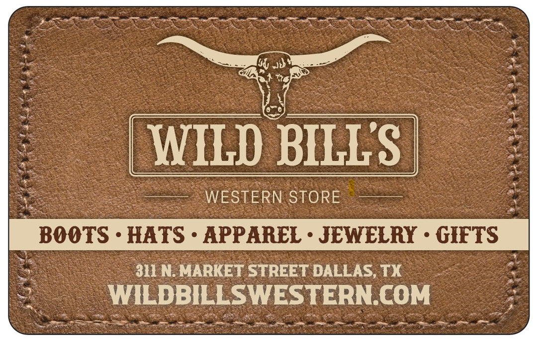 Wild Bill's Gift Card