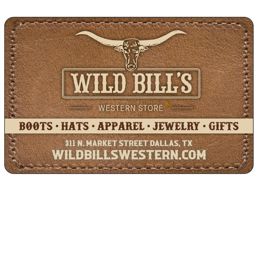 Wild Bill's Gift Card