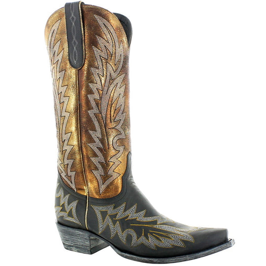 Old Gringo Wilkie Black and Gold Women's Boot YL634-2