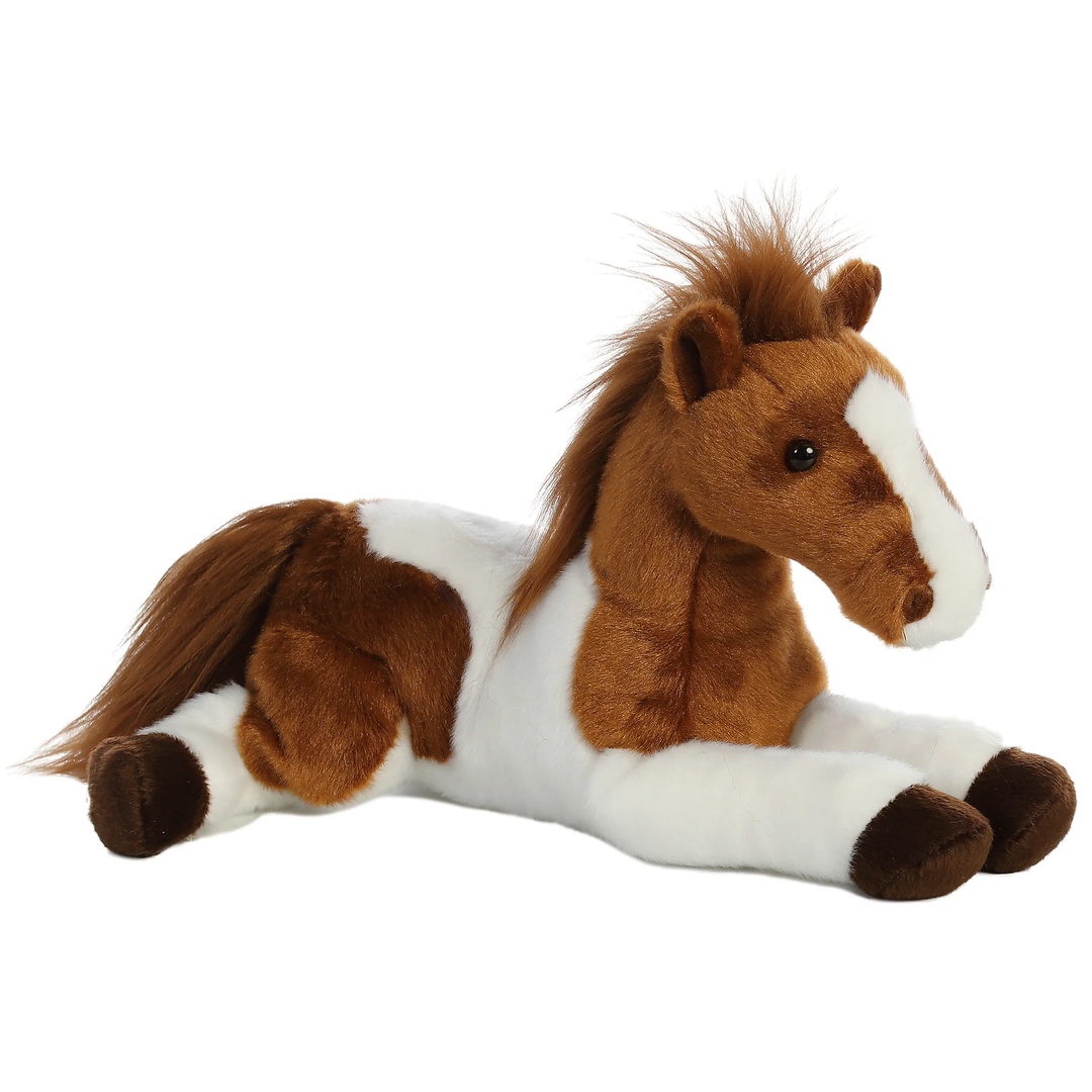 Aurora Tola Pinto Horse 12" 31477