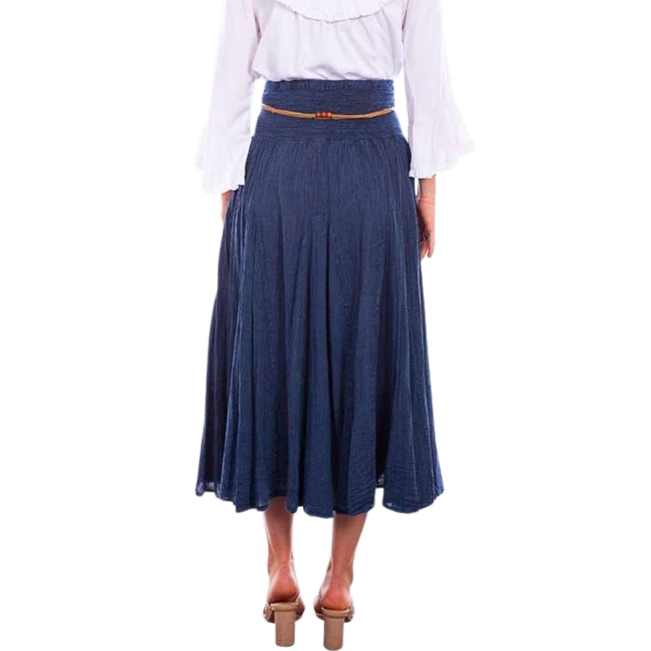 Scully Navy Women's Maxi Skirt PSL-136