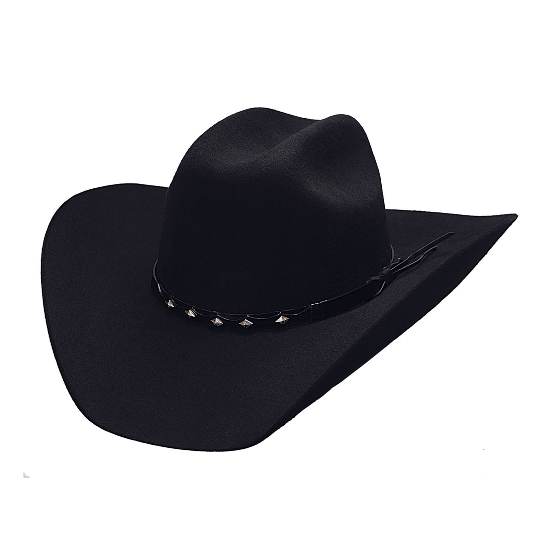 Bullhide True West 8X Black Fur Blend Cowboy Hat 0573BL