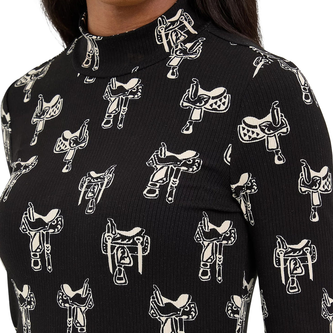 Wrangler Mock Saddle Women's Top 112371630