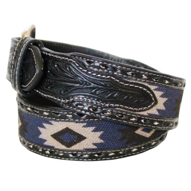 Nocona Navy Aztec Billet Belt N210002706
