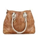 Bed Stu Bruna Whipstitch Leather Tote in Tan Rustic Nectar Lux A611020