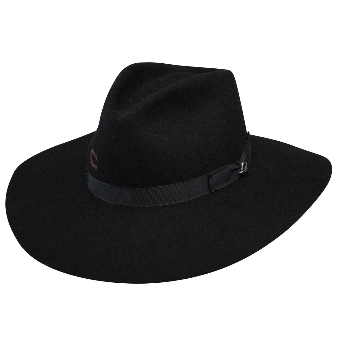 Charlie 1 Horse Highway Black Wool Hat