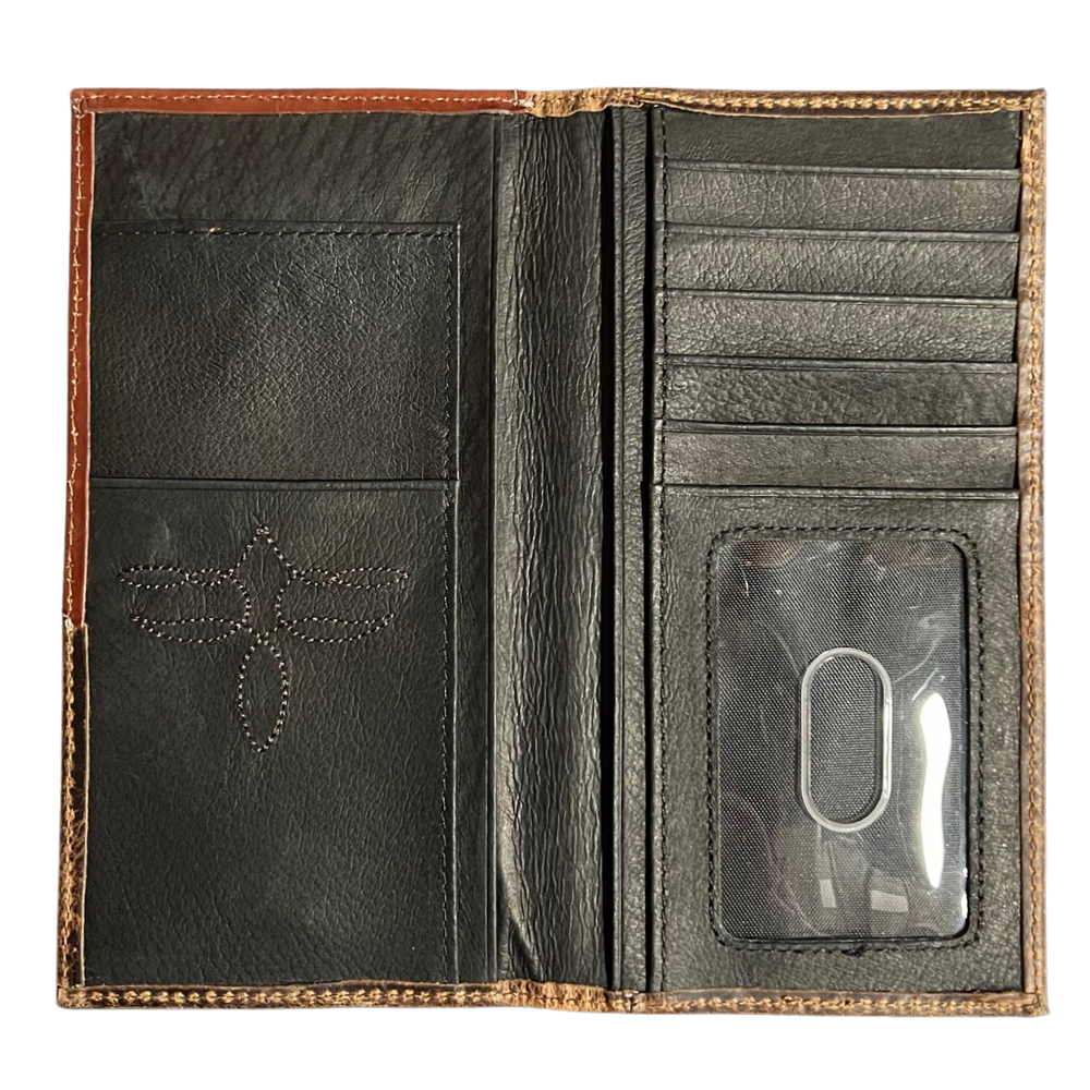 Justin Distressed Cross Concho Rodeo Wallet 23093767W5