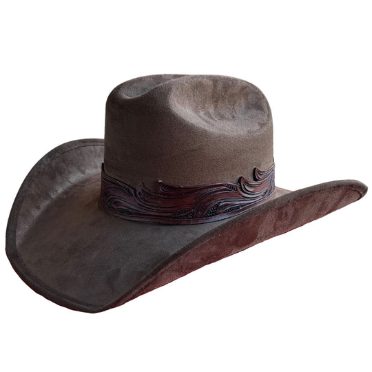 Chida Frida Rodeo Brown Suede Cowboy Hat TTF003-00CF-07