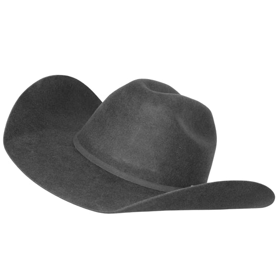 Wild Bill's Broken Horn 4X Dark Gray Wool Cowboy Hat 8013