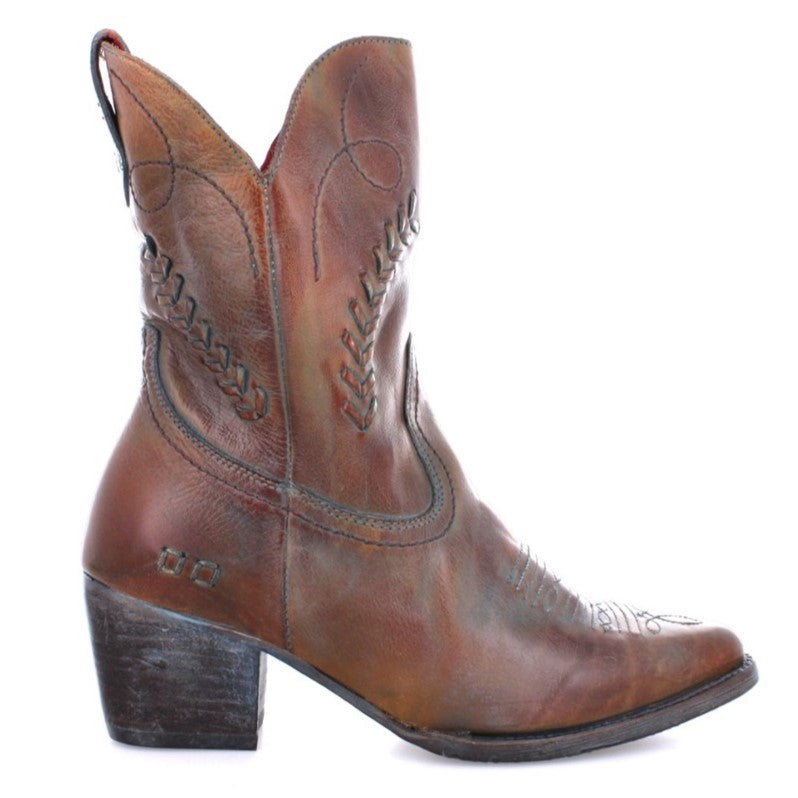 Bed Stu Amanda II Pecan Rustic Women's Bootie F393080