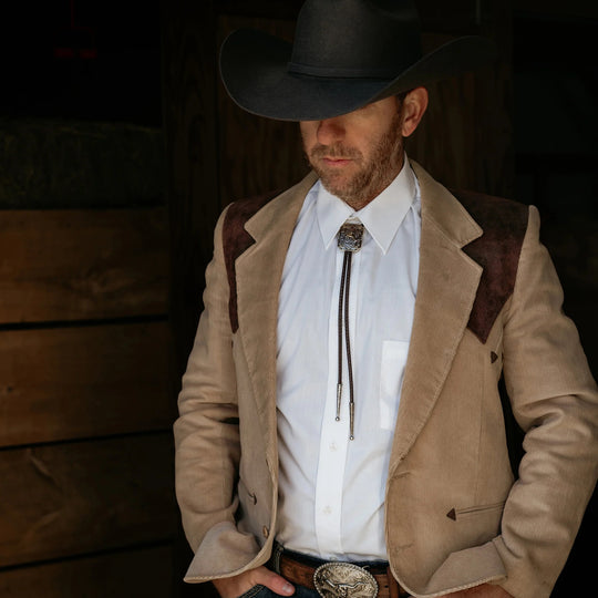 AndWest Iconic Bucking Bronc Rider Bolo BOLIC02