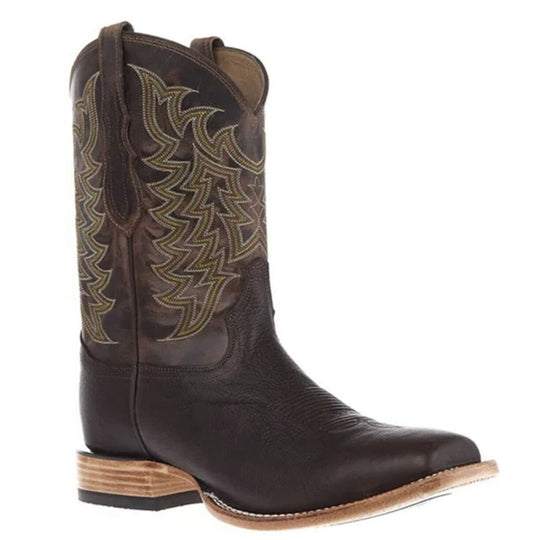 Tony Lama Alfredo Chocolate Bison Men's Boot HE6402