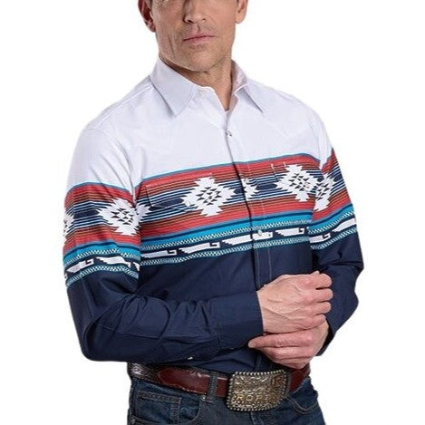 Roper Border Aztec Western Snap 03-001-0431-0109