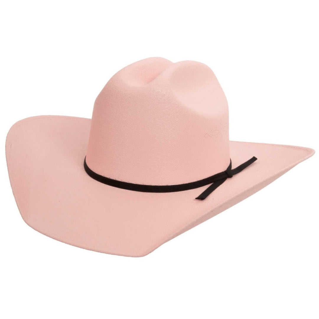 American Hatmakers Pioneer Pink Straw Cowboy Hat