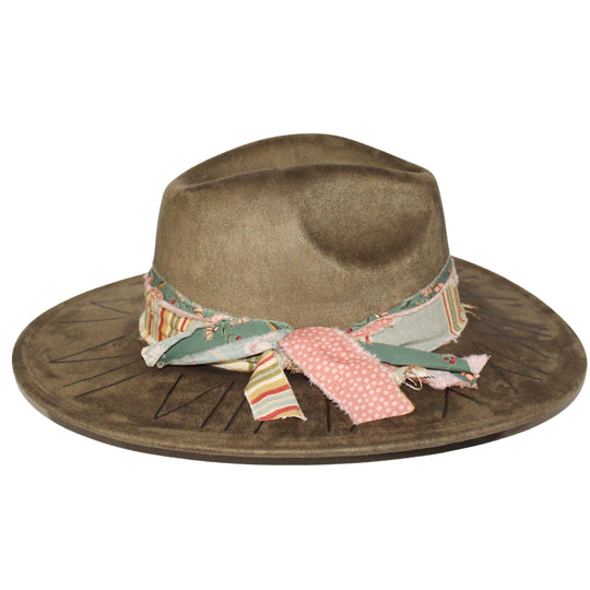Betsy Simmons Roman Numerals Flat Brim