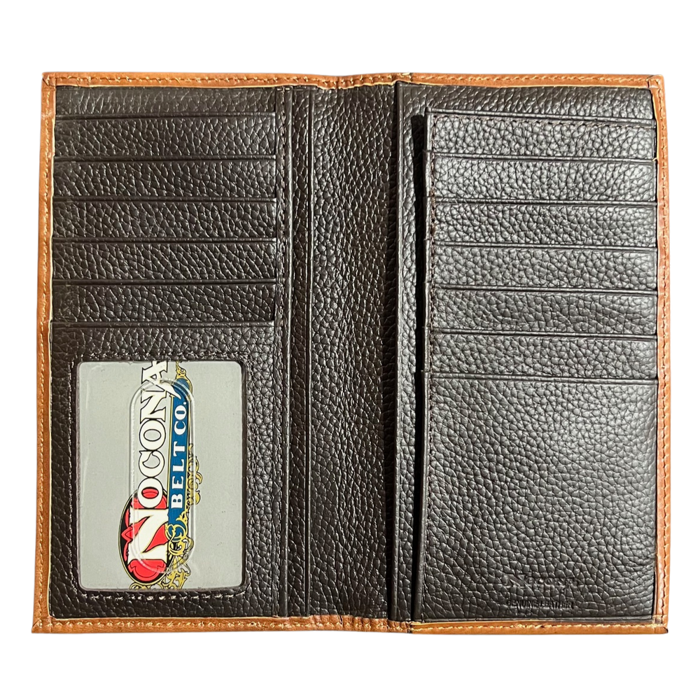 Nocona Tooled Hide Rodeo Wallet N5426208