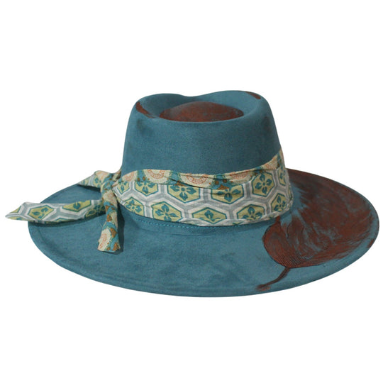 Betsy Simmons Sky Runner Wool Flat Brim