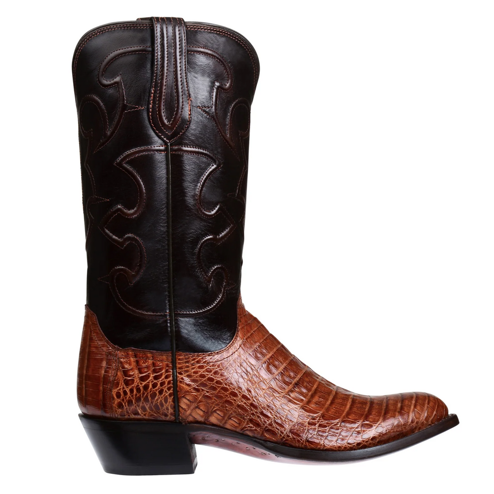 Lucchese Charles Sienna Brown Caiman Men's Boot M1635