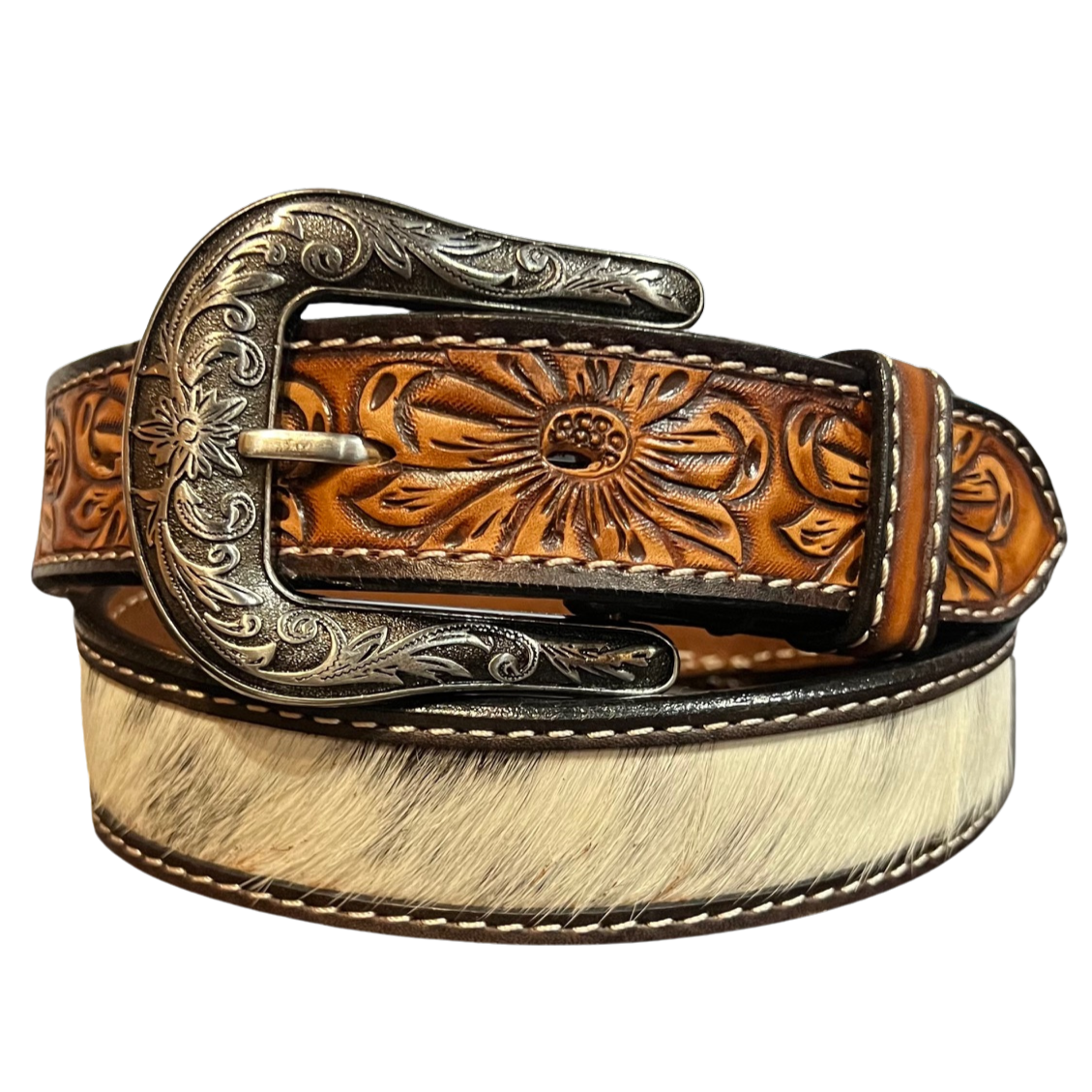 Angel Ranch Calf Hair Flora Billet Belt D140006302 – Wild Bill's ...