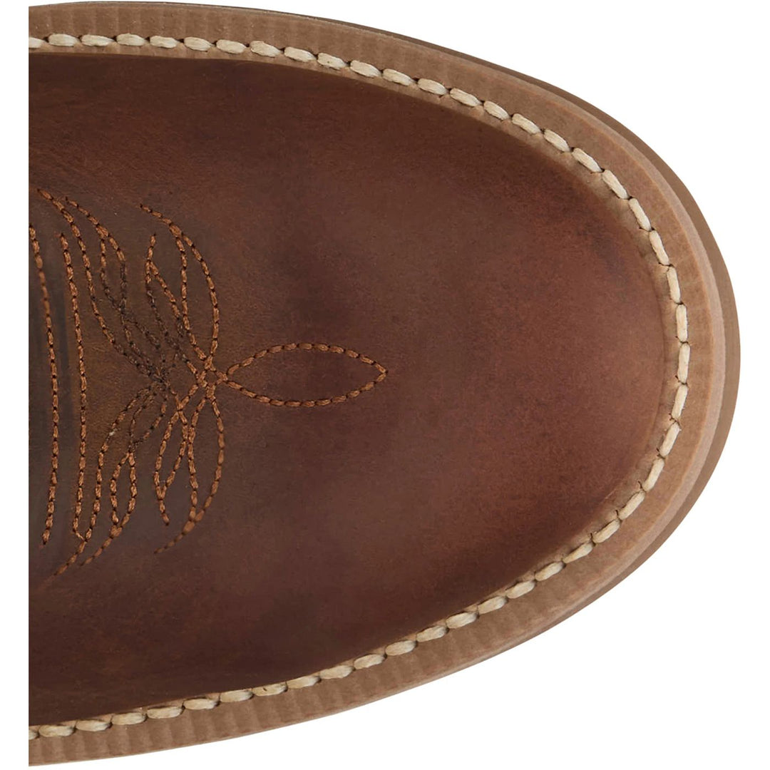 Justin Wild Bill Brown & Forest Green Cowhide Boot FN7352