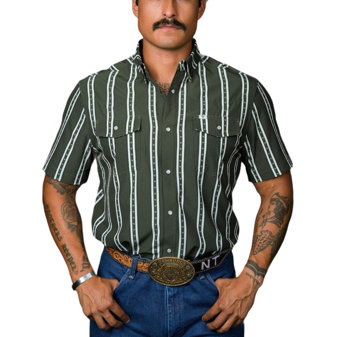 Ferrell The Tucker Green Men's Western Snap FPS1026008