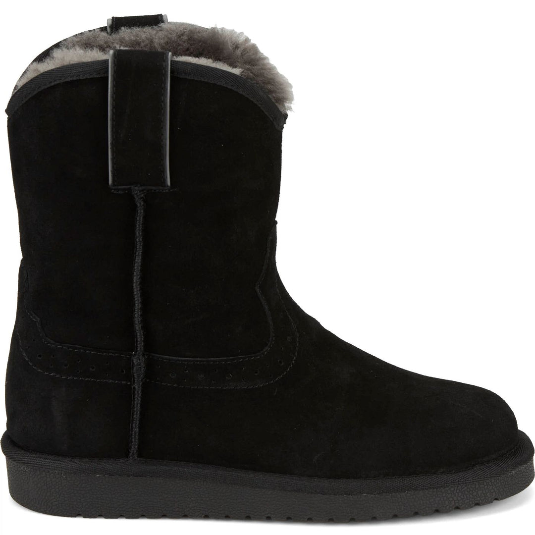 Justin Women's Heidi Black Suede Shearling Boots GY2863