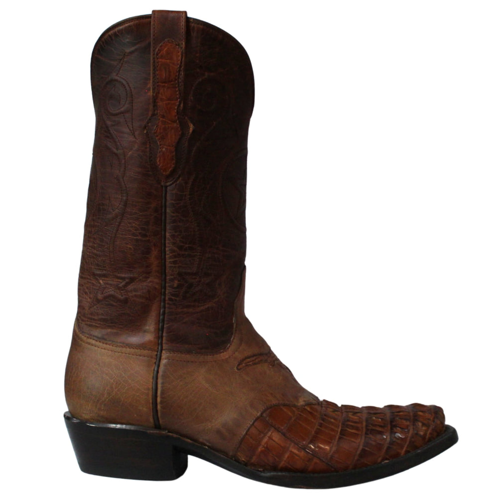 Black Jack Reverse Crocodile Tail Men's Boot MU157