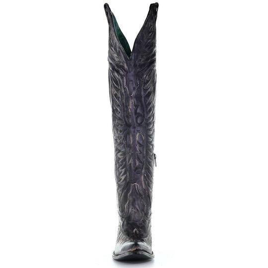 Corral Black Over the Knee Boot E1506