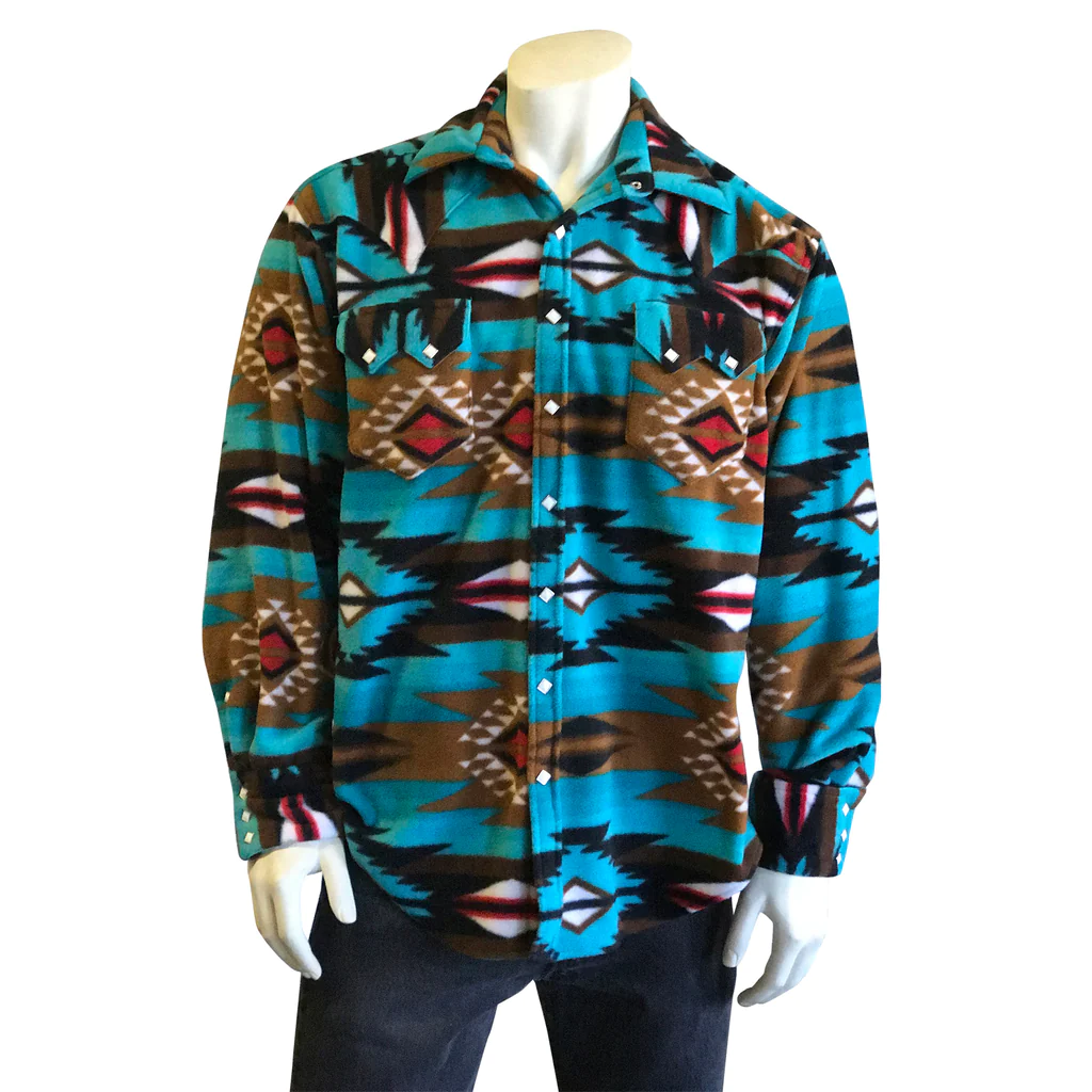 Rockmount Native Fleece Men's Button Up 6100