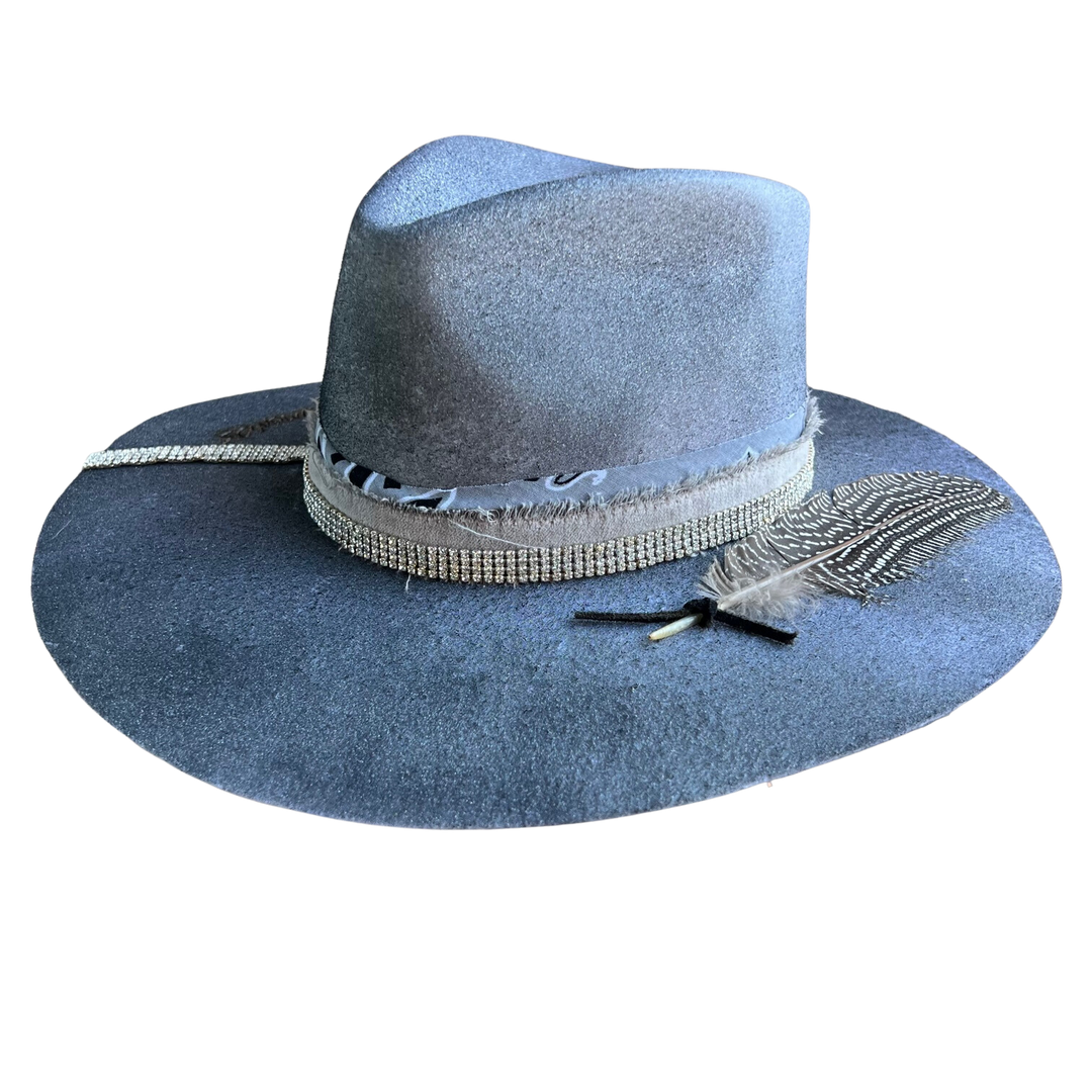 Caimey Carter "Marliyn Silver" Flat Brim