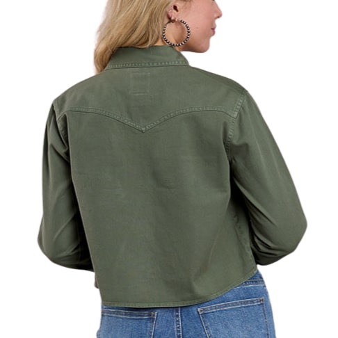 Roper Little Green Crop Women's Jacket 03-050-0592-6157