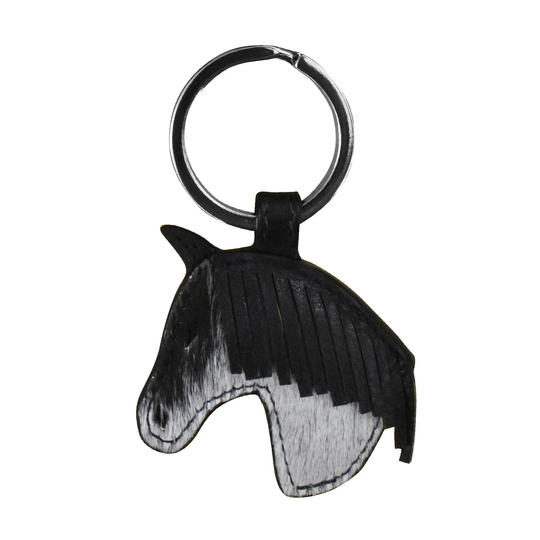 ili Horse Charm Key Chain Black 6177