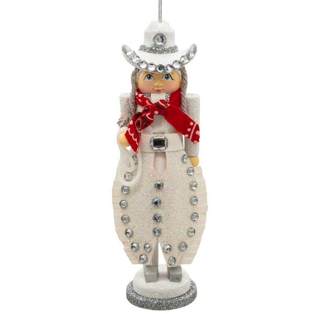 Kurt Adler Rhinestone Cowgirl Ornament HA0677