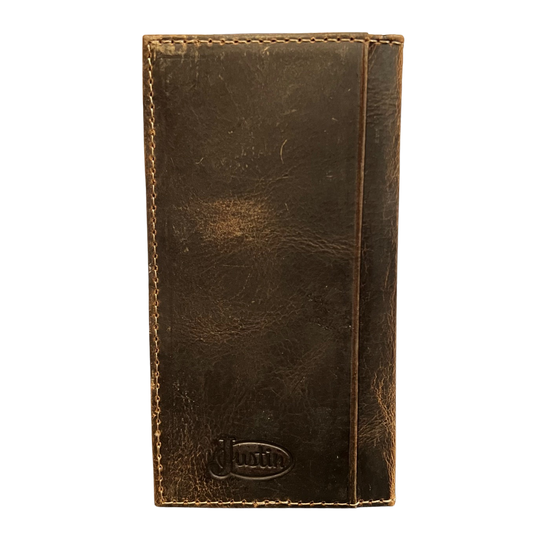 Justin Distressed Cross Concho Jr. Rodeo Wallet 23093481W5