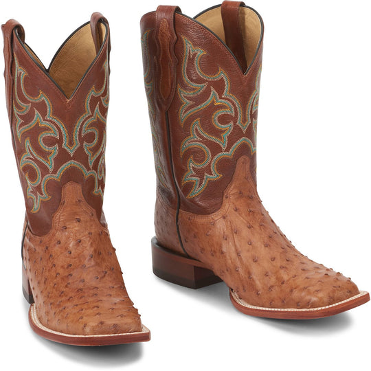 Justin Men's Truman 11" Full Quill Ostrich Boot 8516