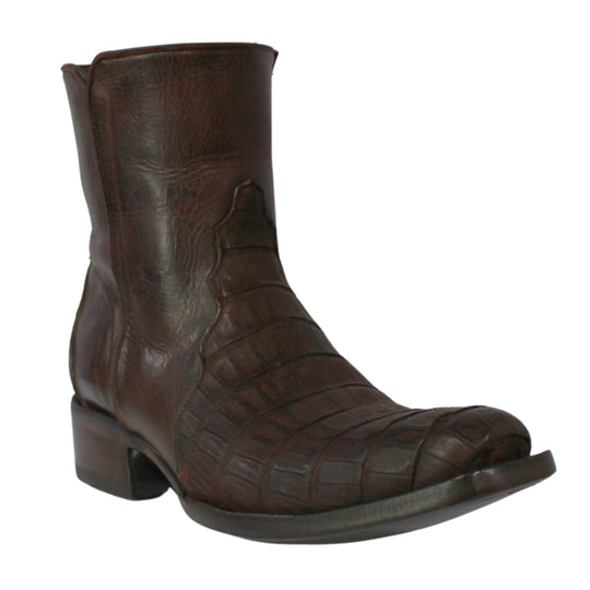 Black Jack Sueded Caiman Belly Men's Bootie CH1329